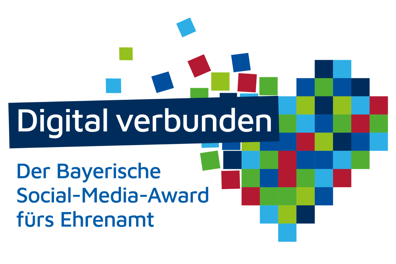 Logo Bayerischer Social-Media-Award fürs Ehrenamt