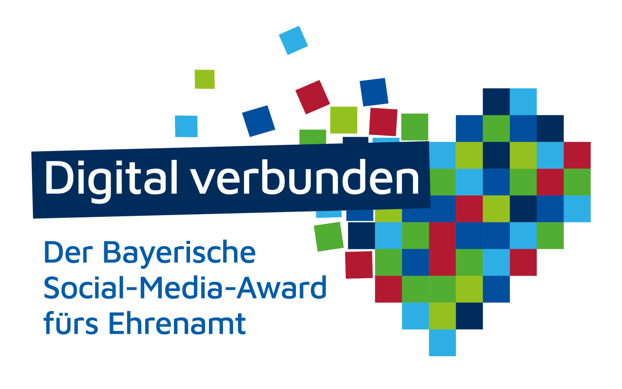 Logo Bayerischer Social-Media-Award fürs Ehrenamt