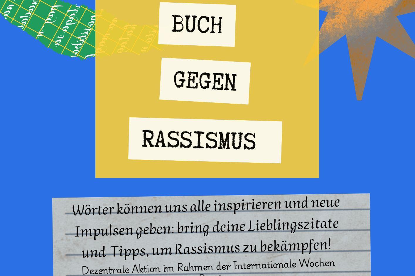 Das große Buch gegen Rassismus Aktion 21.03.