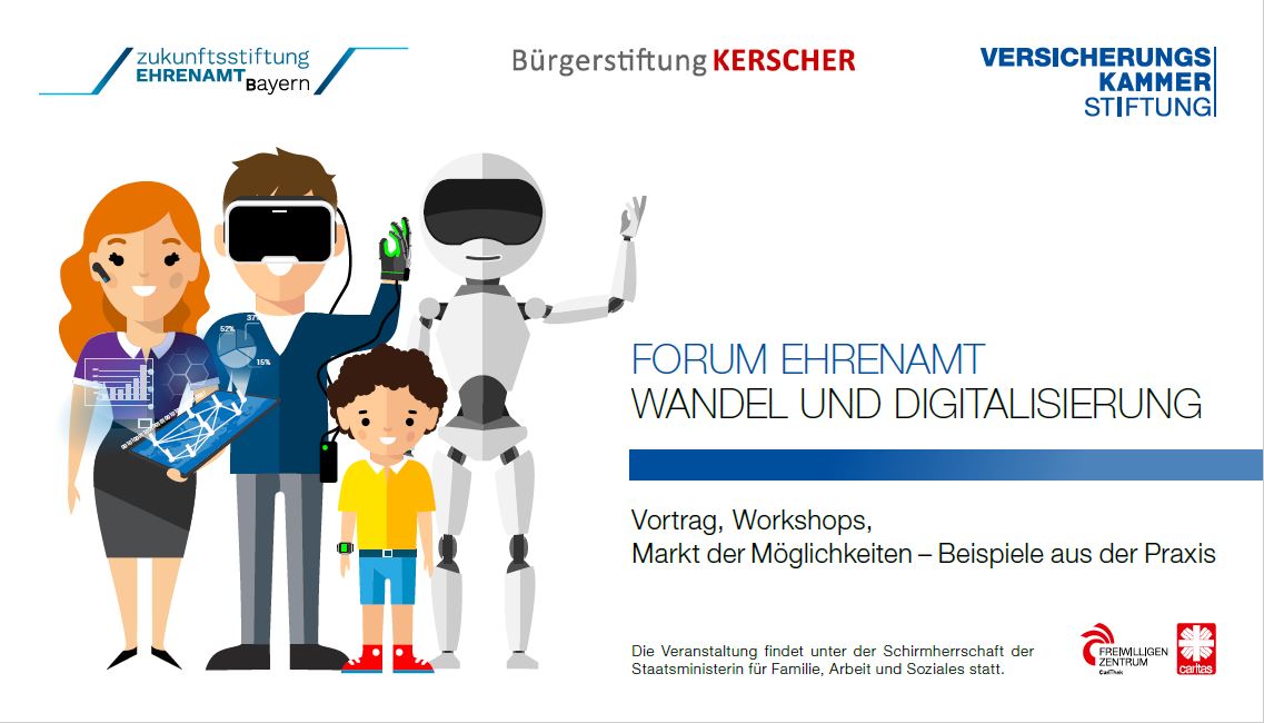 Logo Forum Ehrenamt, Wandel und Digitalisierung, Bamberg 2023