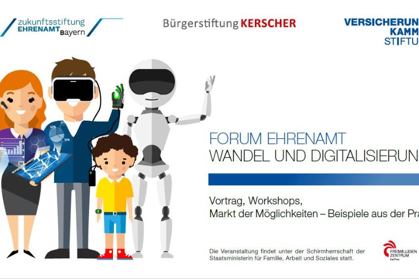 Logo Forum Ehrenamt, Wandel und Digitalisierung, Bamberg 2023