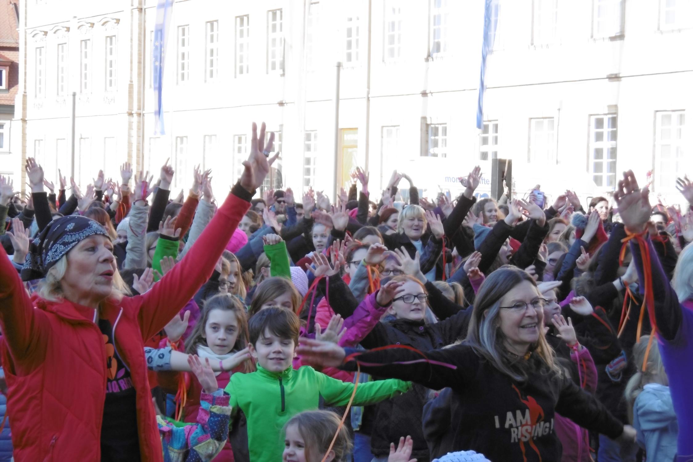 One-Billion-Rising auf dem Maxplatz 2018