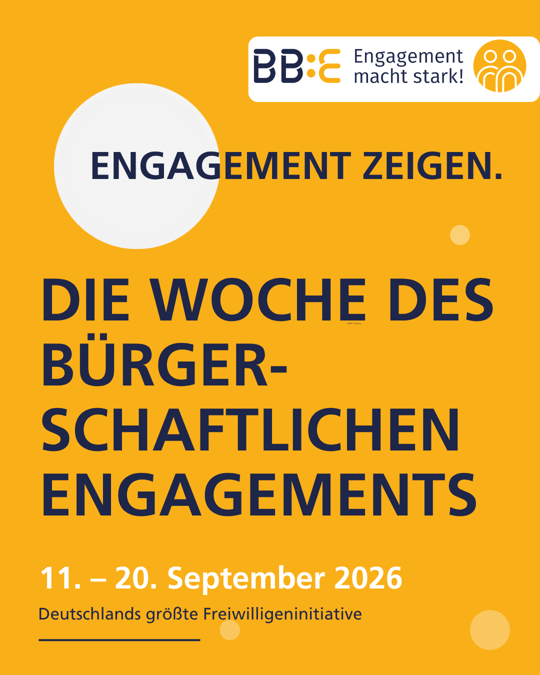 ICON Woche des bügerschaftlichen Engagements 2026
