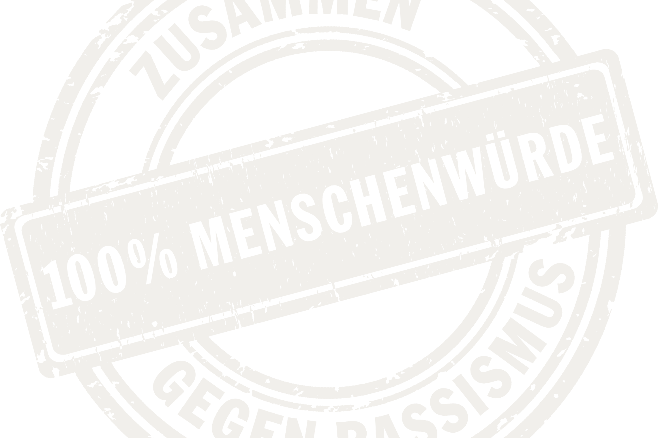 Logo „100% Menschenwürde”