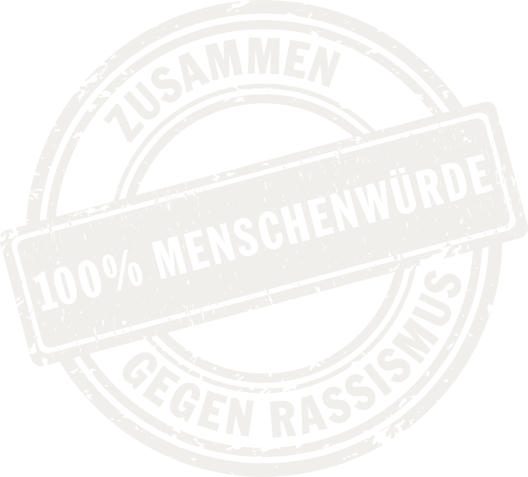 Logo „100% Menschenwürde”